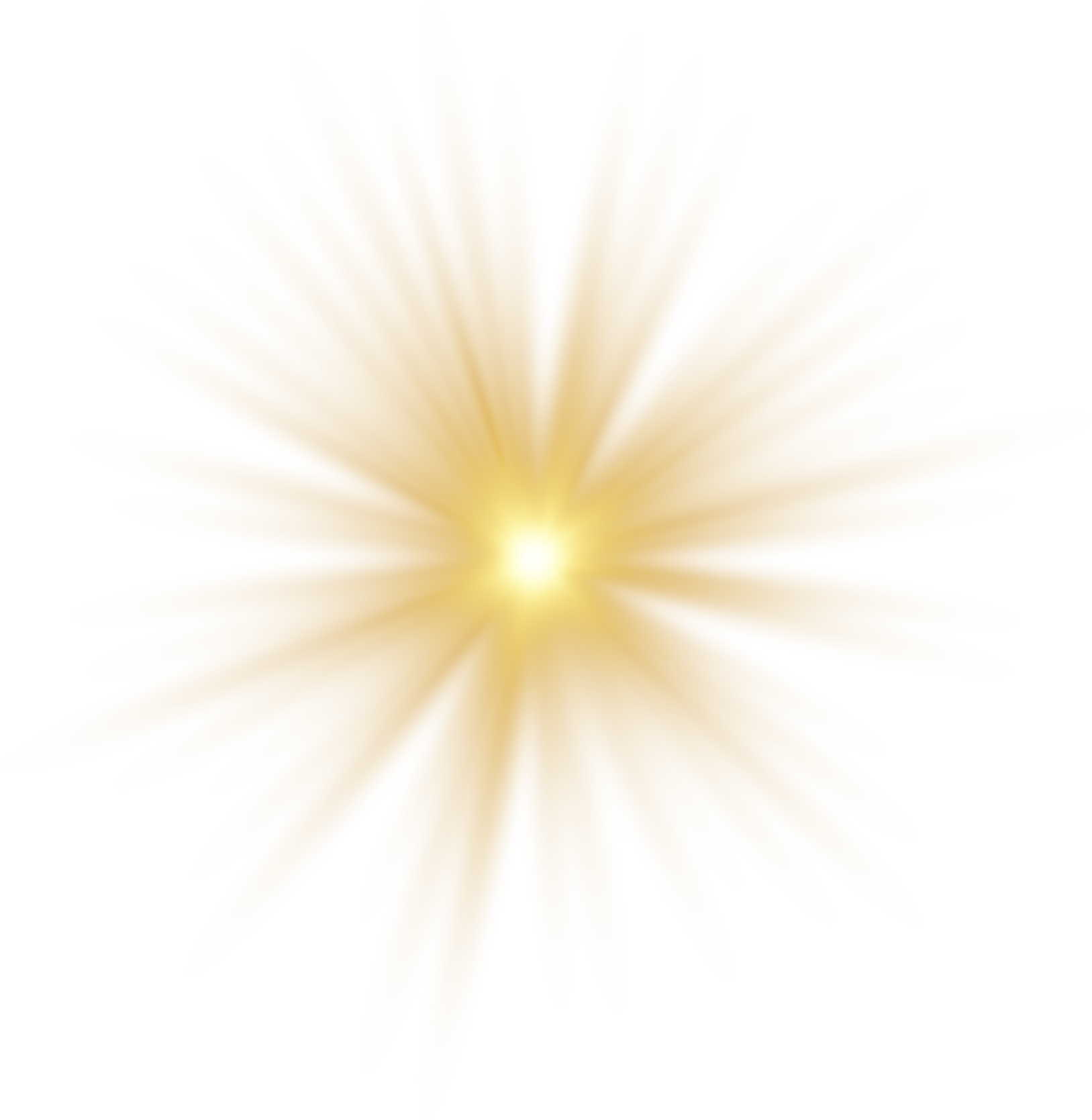 Gold glowing star